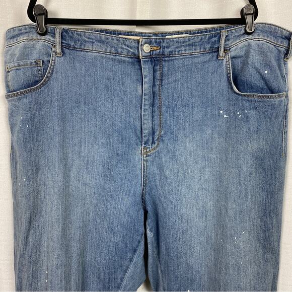 A+ Anthropologie Pilcro The Column Straight Jeans Sz.24W - Picture 7 of 16